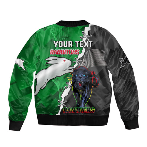 custom-personalised-rabbitohs-mix-panthers-rugby-bomber-jacket-sporty-style