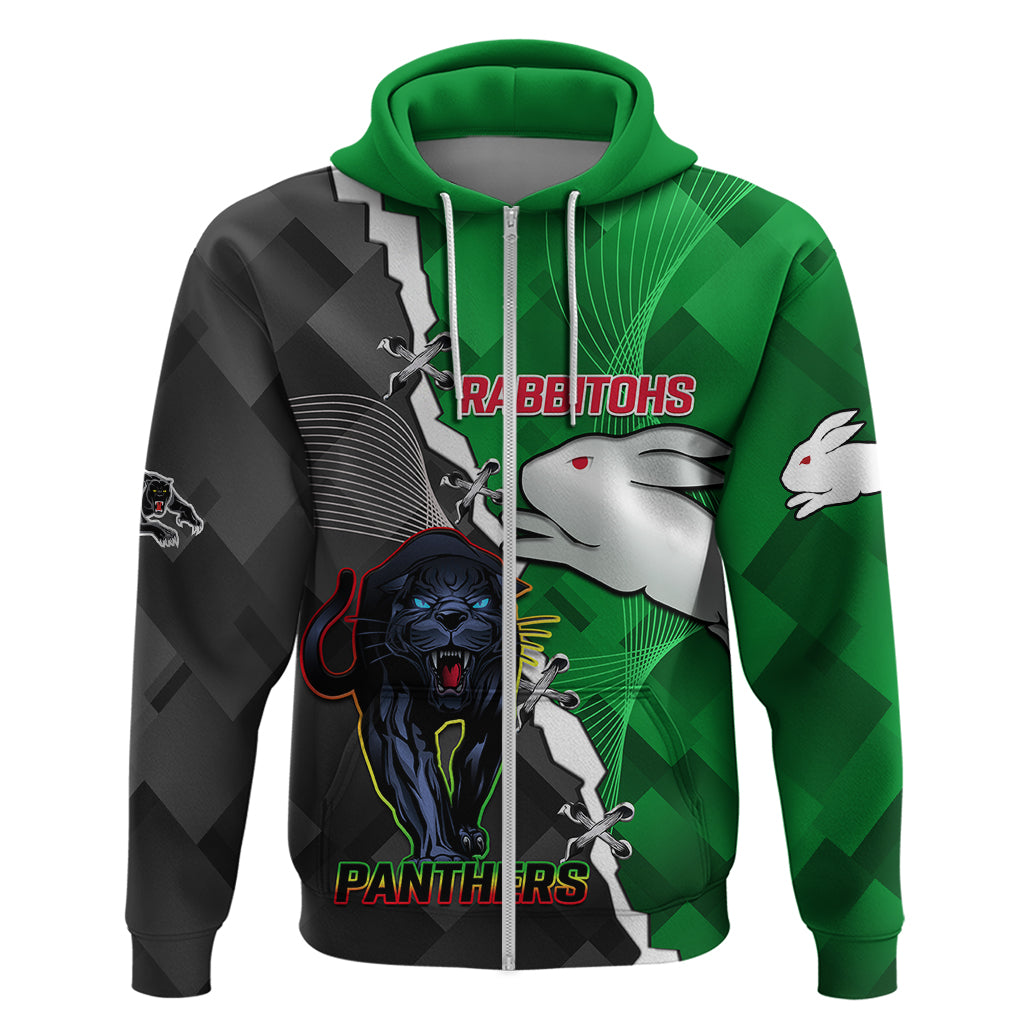 custom-personalised-rabbitohs-mix-panthers-rugby-hoodie-sporty-style