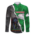 custom-personalised-rabbitohs-mix-panthers-rugby-long-sleeve-button-shirt-sporty-style