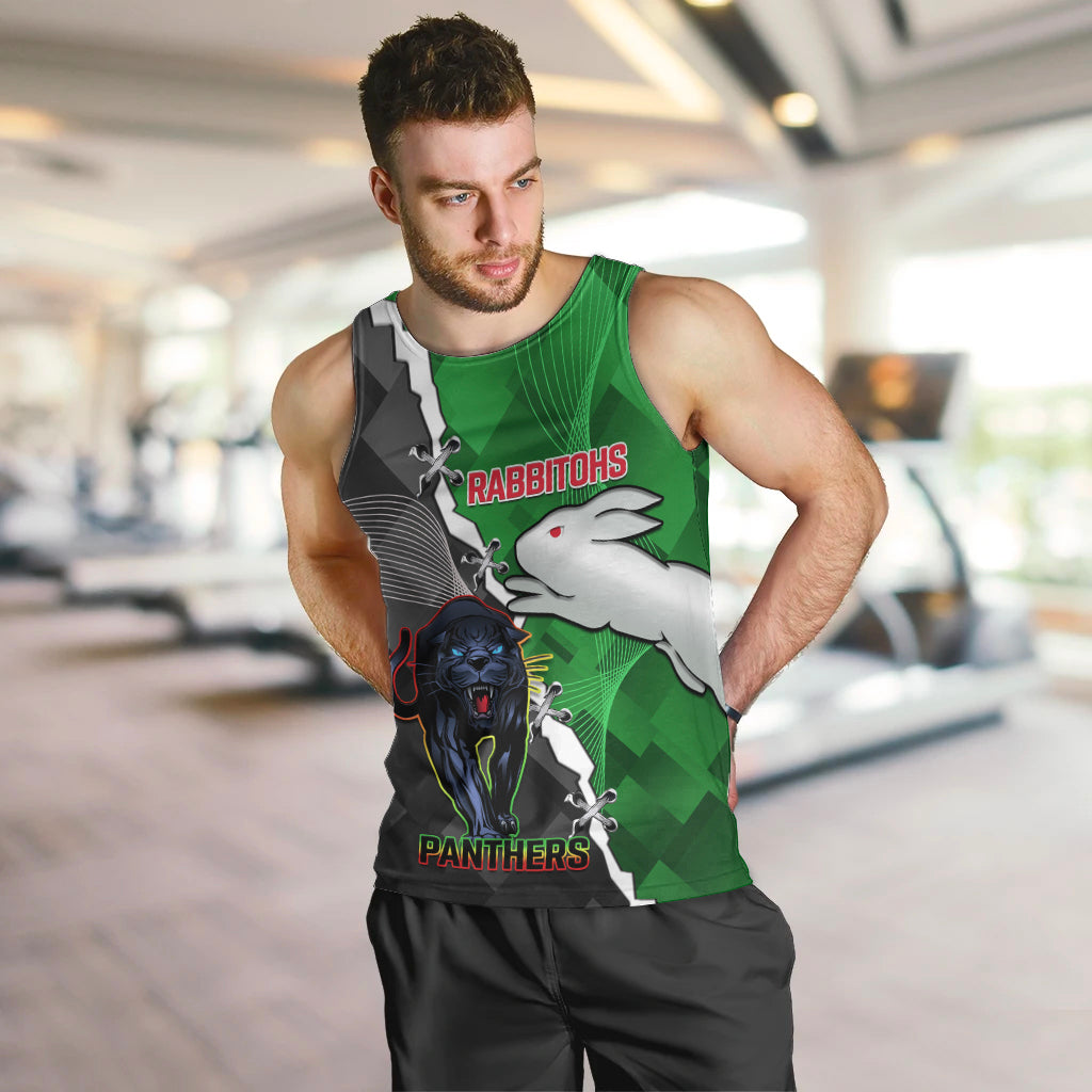 custom-personalised-rabbitohs-mix-panthers-rugby-men-tank-top-sporty-style
