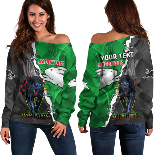 custom-personalised-rabbitohs-mix-panthers-rugby-off-shoulder-sweater-sporty-style