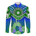 custom-personalised-torres-strait-islanders-long-sleeve-button-shirt-dhari-australian-aboriginal-art