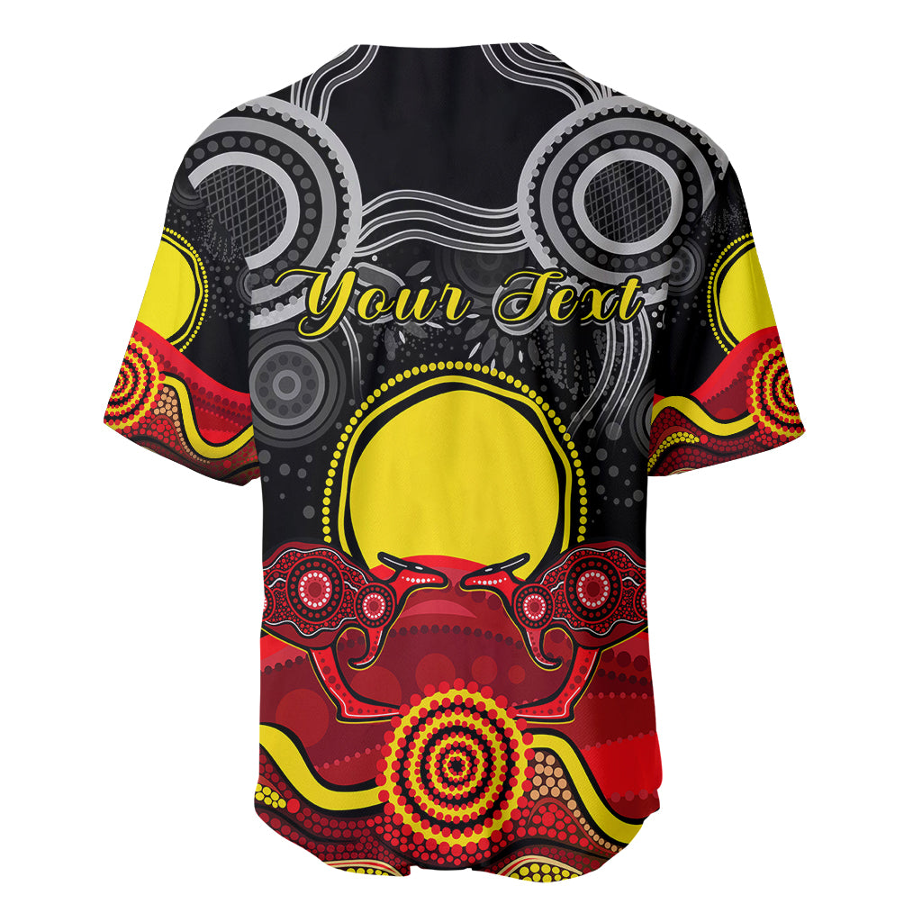 custom-personalised-australian-indigenous-baseball-jersey-kangaroos-circle-aboriginal-art