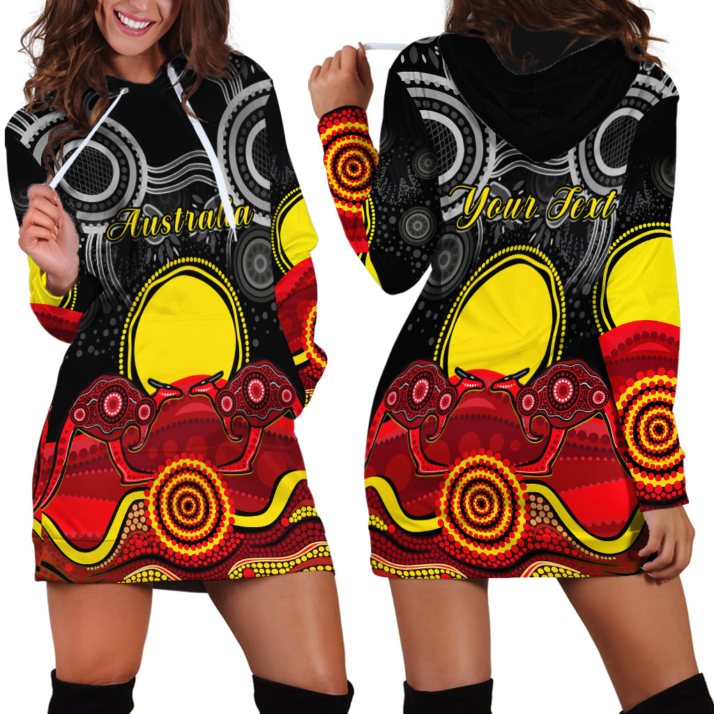 custom-personalised-australian-indigenous-hoodie-dress-kangaroos-circle-aboriginal-art