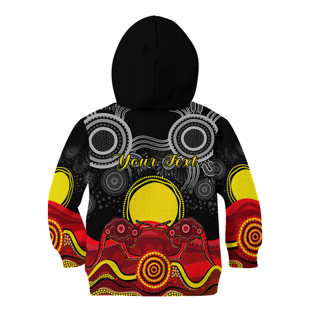 custom-personalised-australian-indigenous-kid-hoodie-kangaroos-circle-aboriginal-art