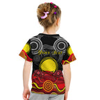 custom-personalised-australian-indigenous-kid-t-shirt-kangaroos-circle-aboriginal-art
