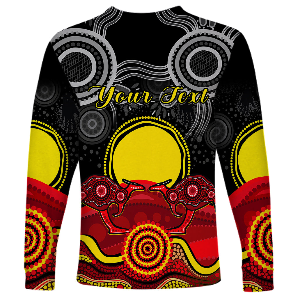 custom-personalised-australian-indigenous-long-sleeve-shirt-kangaroos-circle-aboriginal-art