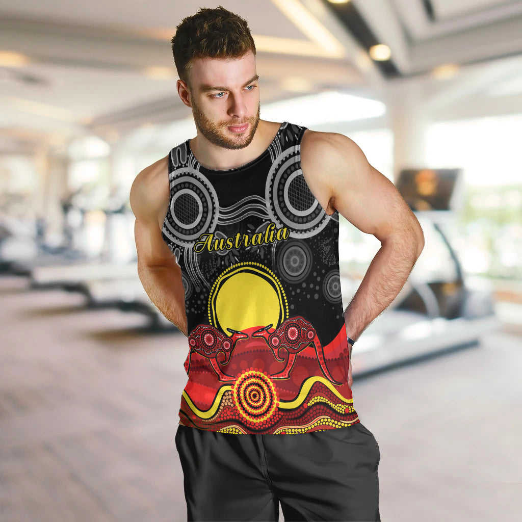 custom-personalised-australian-indigenous-men-tank-top-kangaroos-circle-aboriginal-art