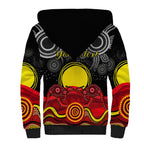 custom-personalised-australian-indigenous-sherpa-hoodie-kangaroos-circle-aboriginal-art