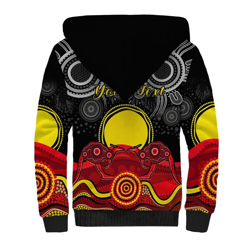custom-personalised-australian-indigenous-sherpa-hoodie-kangaroos-circle-aboriginal-art
