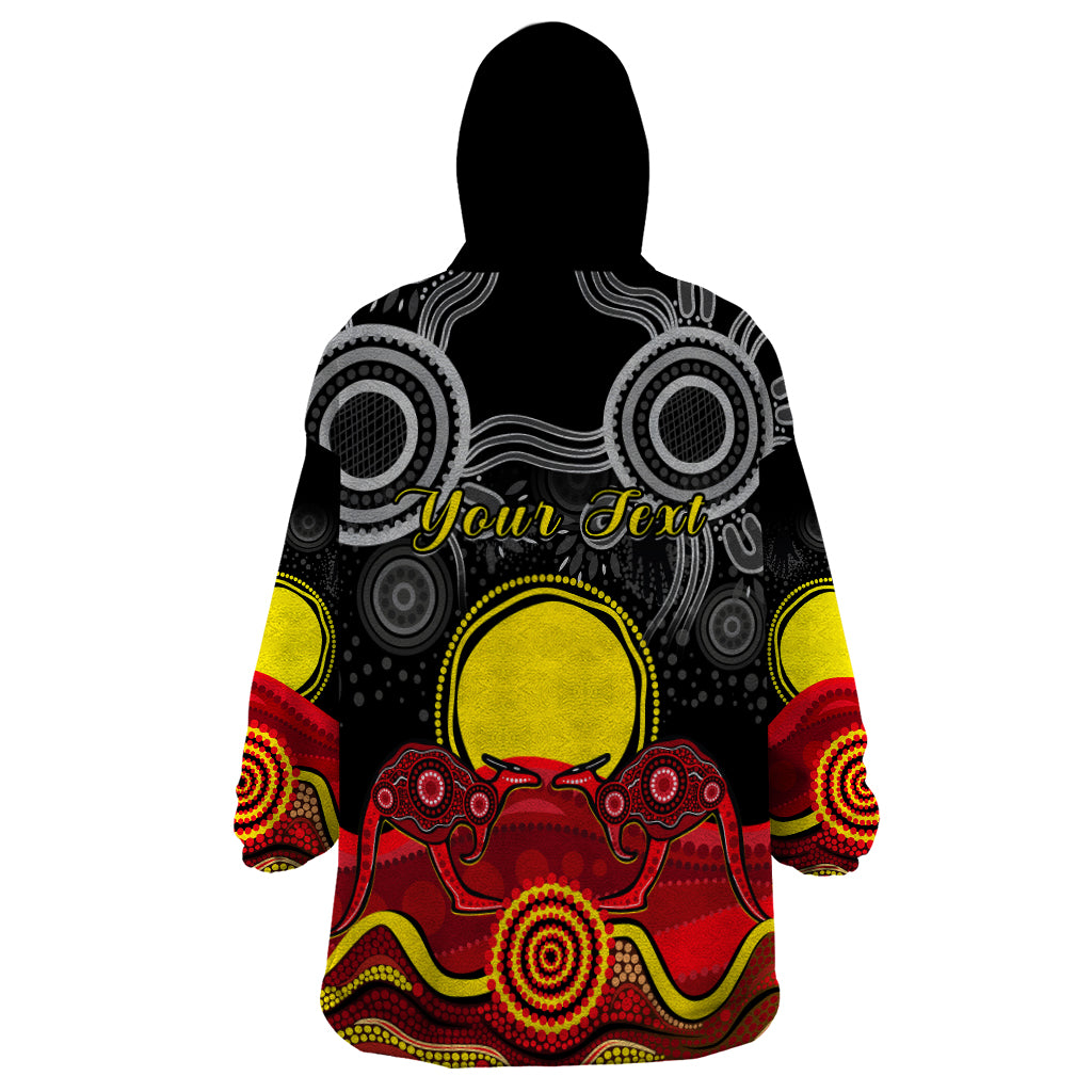 custom-personalised-australian-indigenous-wearable-blanket-hoodie-kangaroos-circle-aboriginal-art
