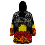 custom-personalised-australian-indigenous-wearable-blanket-hoodie-kangaroos-circle-aboriginal-art
