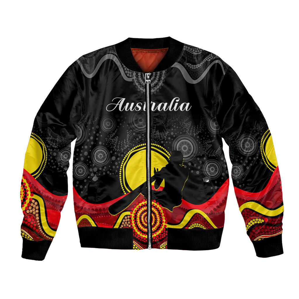custom-personalised-australian-indigenous-bomber-jacket-didgeridoo-man-circle-aboriginal-art