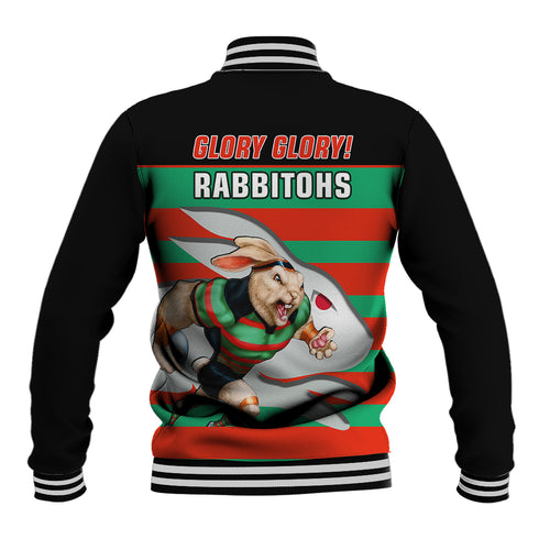 rabbitohs-rugby-2023-baseball-jacket-glory-glory-souths-unique