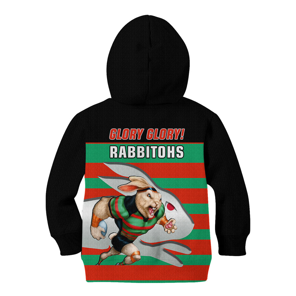 rabbitohs-rugby-2023-kid-hoodie-glory-glory-souths-unique