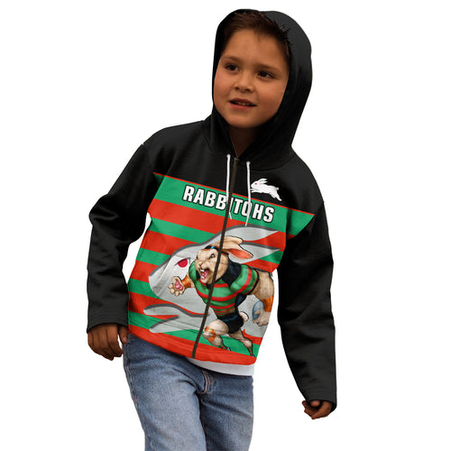 rabbitohs-rugby-2023-kid-hoodie-glory-glory-souths-unique