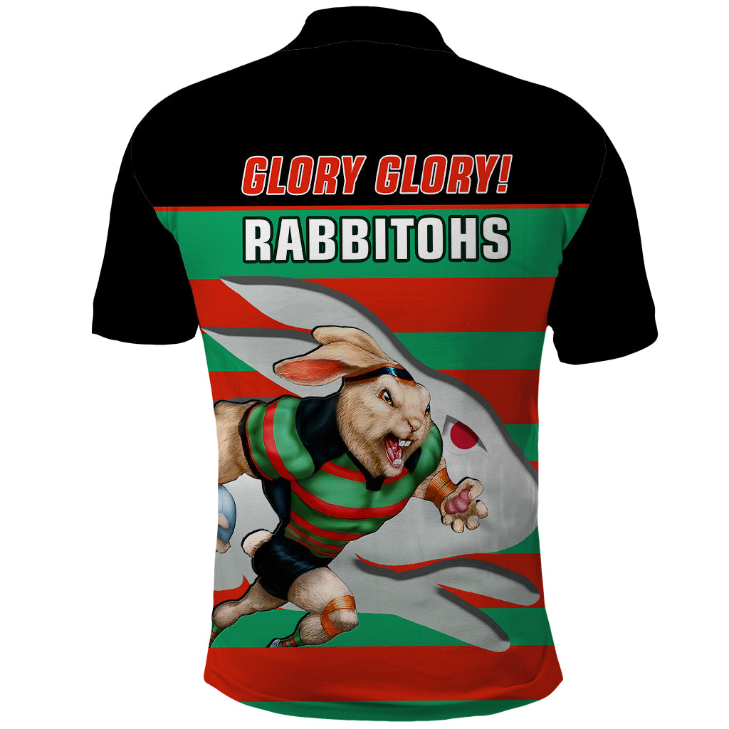 rabbitohs-rugby-2023-polo-shirt-glory-glory-souths-unique