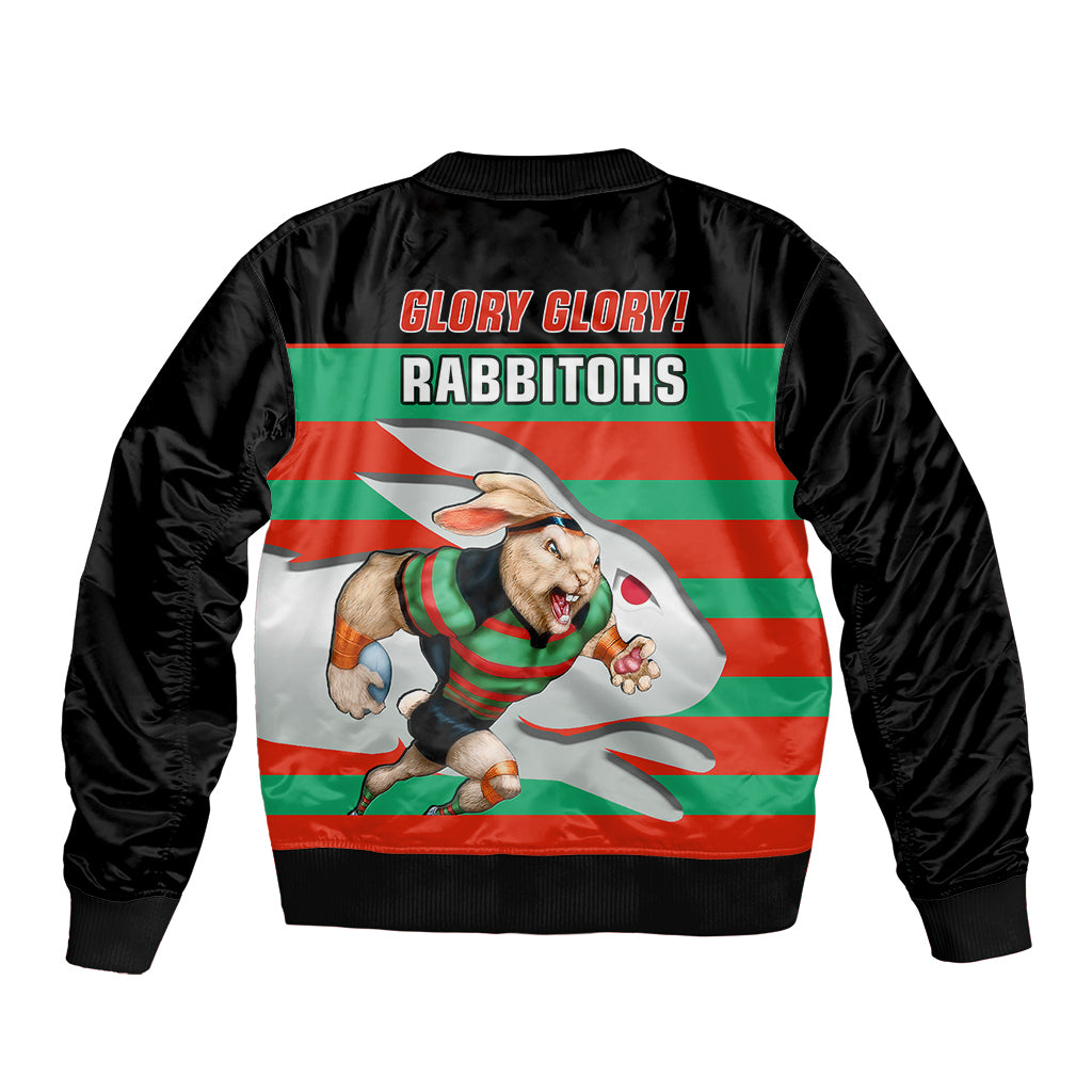 rabbitohs-rugby-2023-sleeve-zip-bomber-jacket-glory-glory-souths-unique