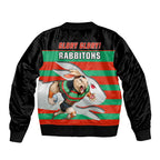 rabbitohs-rugby-2023-sleeve-zip-bomber-jacket-glory-glory-souths-unique