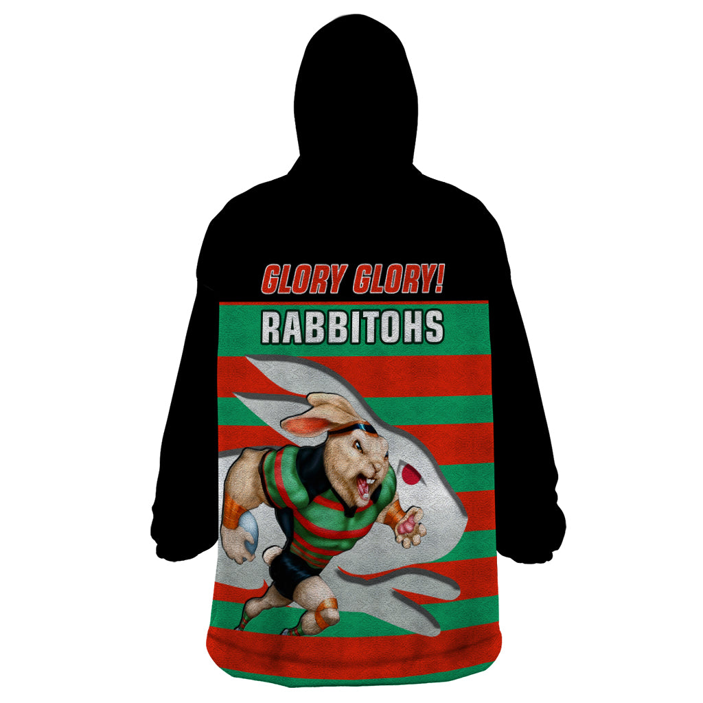 rabbitohs-rugby-2023-wearable-blanket-hoodie-glory-glory-souths-unique