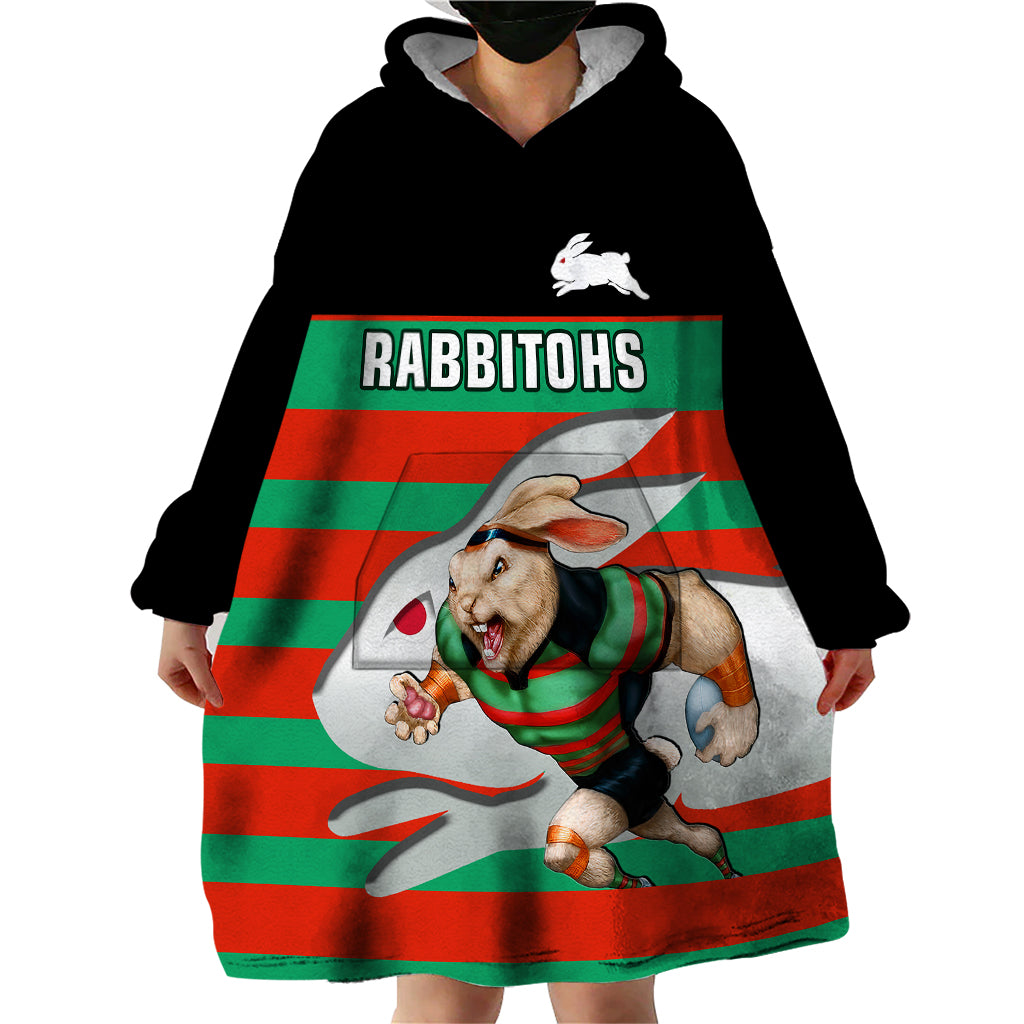 rabbitohs-rugby-2023-wearable-blanket-hoodie-glory-glory-souths-unique