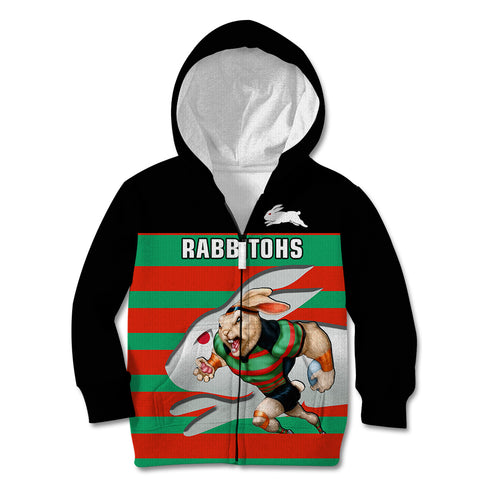 custom-text-and-number-rabbitohs-rugby-2023-kid-hoodie-glory-glory-souths-unique