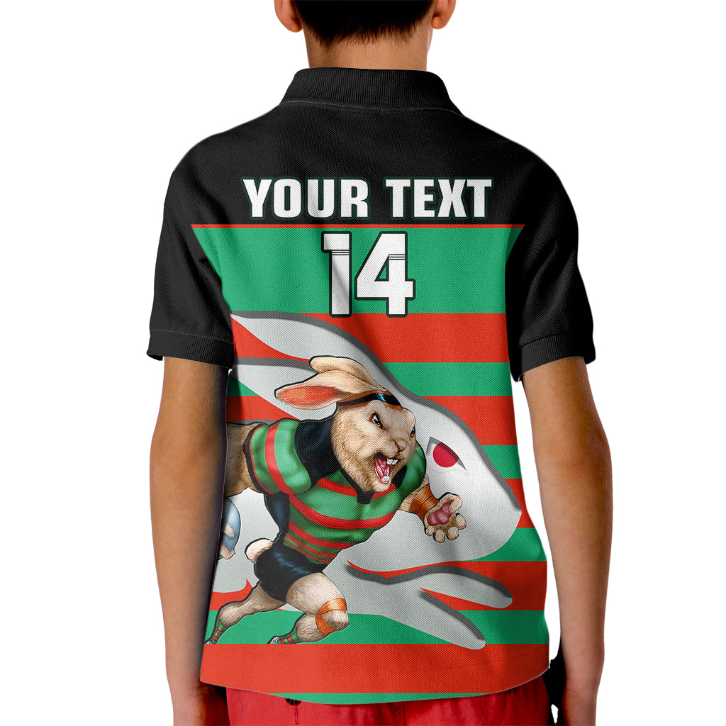 custom-text-and-number-rabbitohs-rugby-2023-kid-polo-shirt-glory-glory-souths-unique