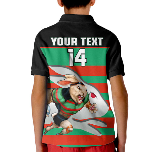 custom-text-and-number-rabbitohs-rugby-2023-kid-polo-shirt-glory-glory-souths-unique