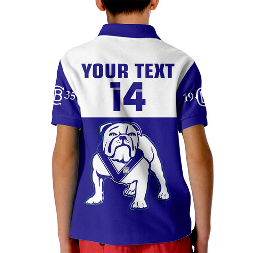 custom-text-and-number-bulldogs-rugby-2023-kid-polo-shirt-canterbury-bankstown-go-dogs