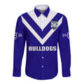 custom-text-and-number-bulldogs-rugby-2023-long-sleeve-button-shirt-canterbury-bankstown-go-dogs
