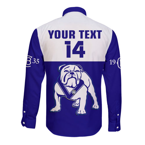 custom-text-and-number-bulldogs-rugby-2023-long-sleeve-button-shirt-canterbury-bankstown-go-dogs