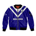 custom-text-and-number-bulldogs-rugby-2023-sleeve-zip-bomber-jacket-canterbury-bankstown-go-dogs