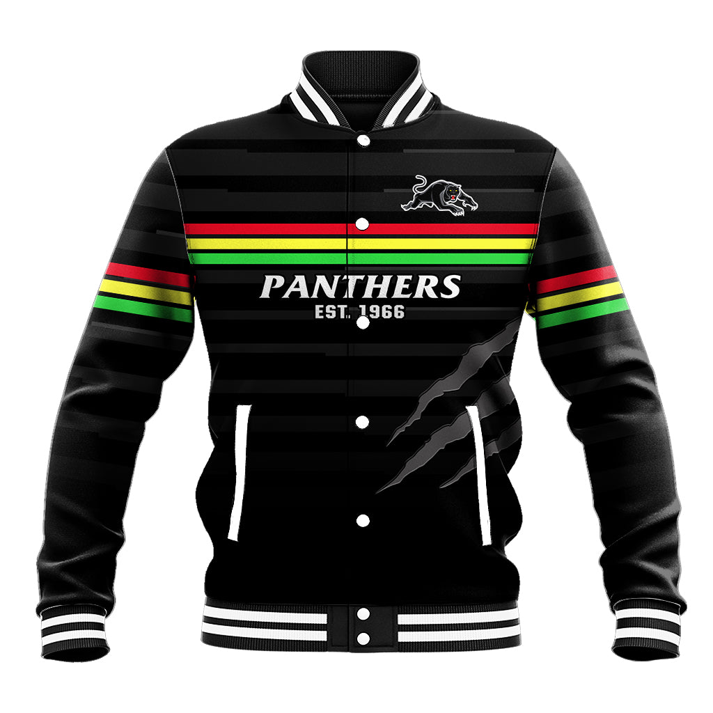 custom-text-and-number-penrith-panthers-rugby-2023-baseball-jacket-the-riff-est-1966-black-sporty