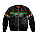 custom-text-and-number-penrith-panthers-rugby-2023-bomber-jacket-the-riff-est-1966-black-sporty