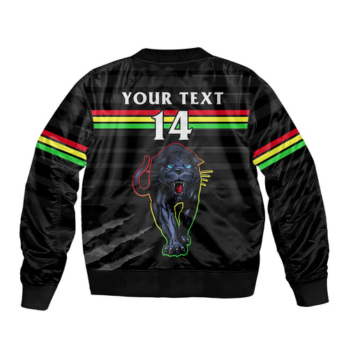 custom-text-and-number-penrith-panthers-rugby-2023-bomber-jacket-the-riff-est-1966-black-sporty
