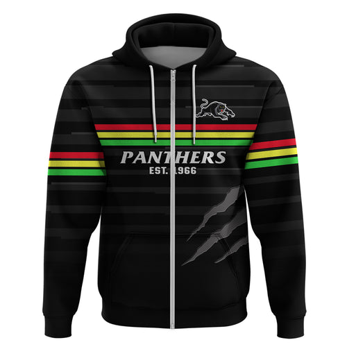 custom-text-and-number-penrith-panthers-rugby-2023-hoodie-the-riff-est-1966-black-sporty