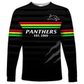custom-text-and-number-penrith-panthers-rugby-2023-long-sleeve-shirt-the-riff-est-1966-black-sporty