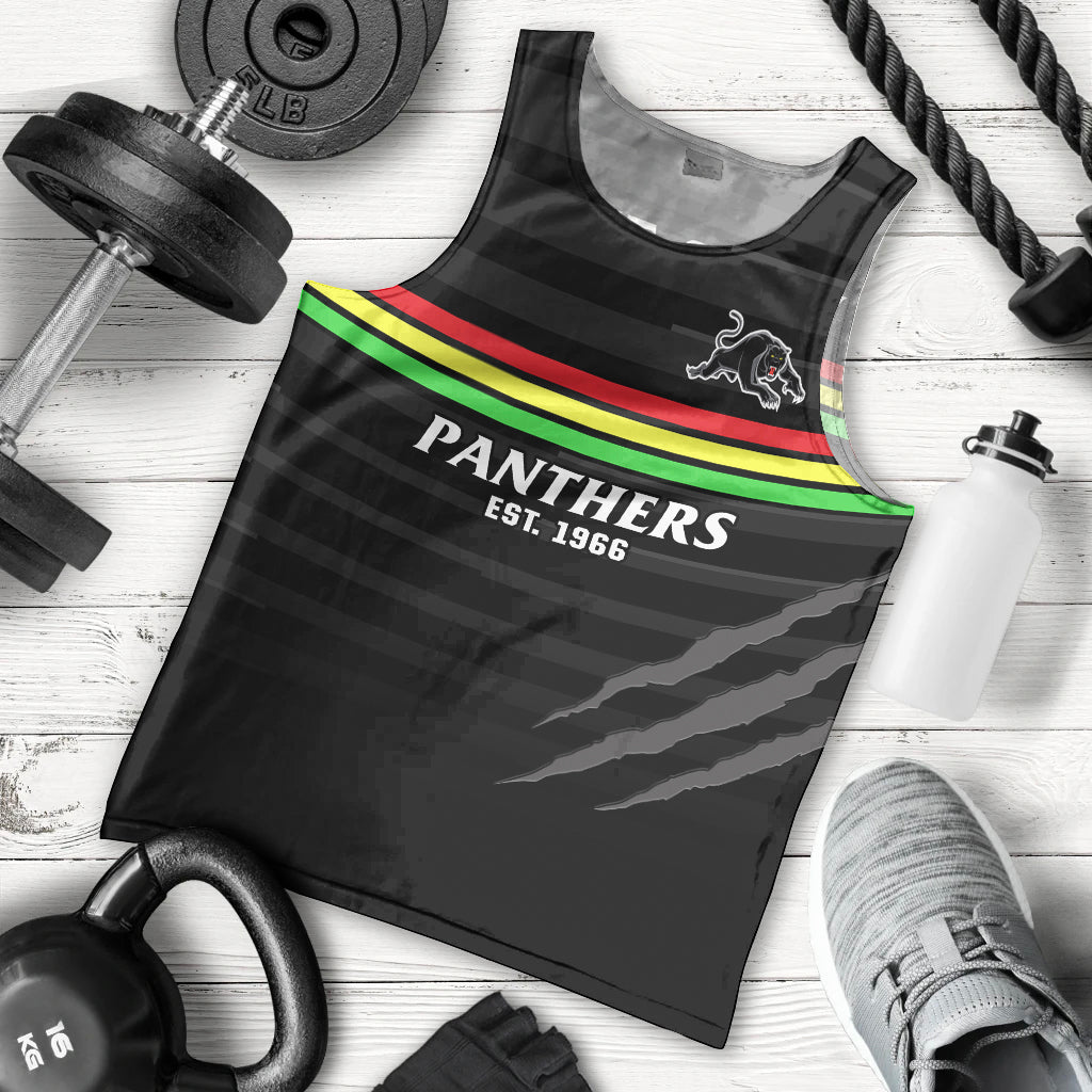 custom-text-and-number-penrith-panthers-rugby-2023-men-tank-top-the-riff-est-1966-black-sporty