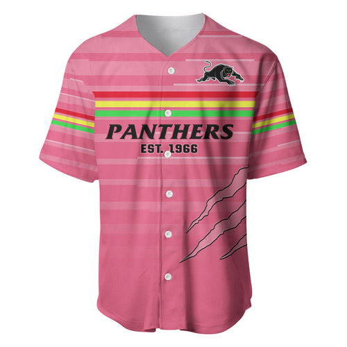 custom-text-and-number-penrith-panthers-rugby-2023-baseball-jersey-the-riff-est-1966-pink-sporty