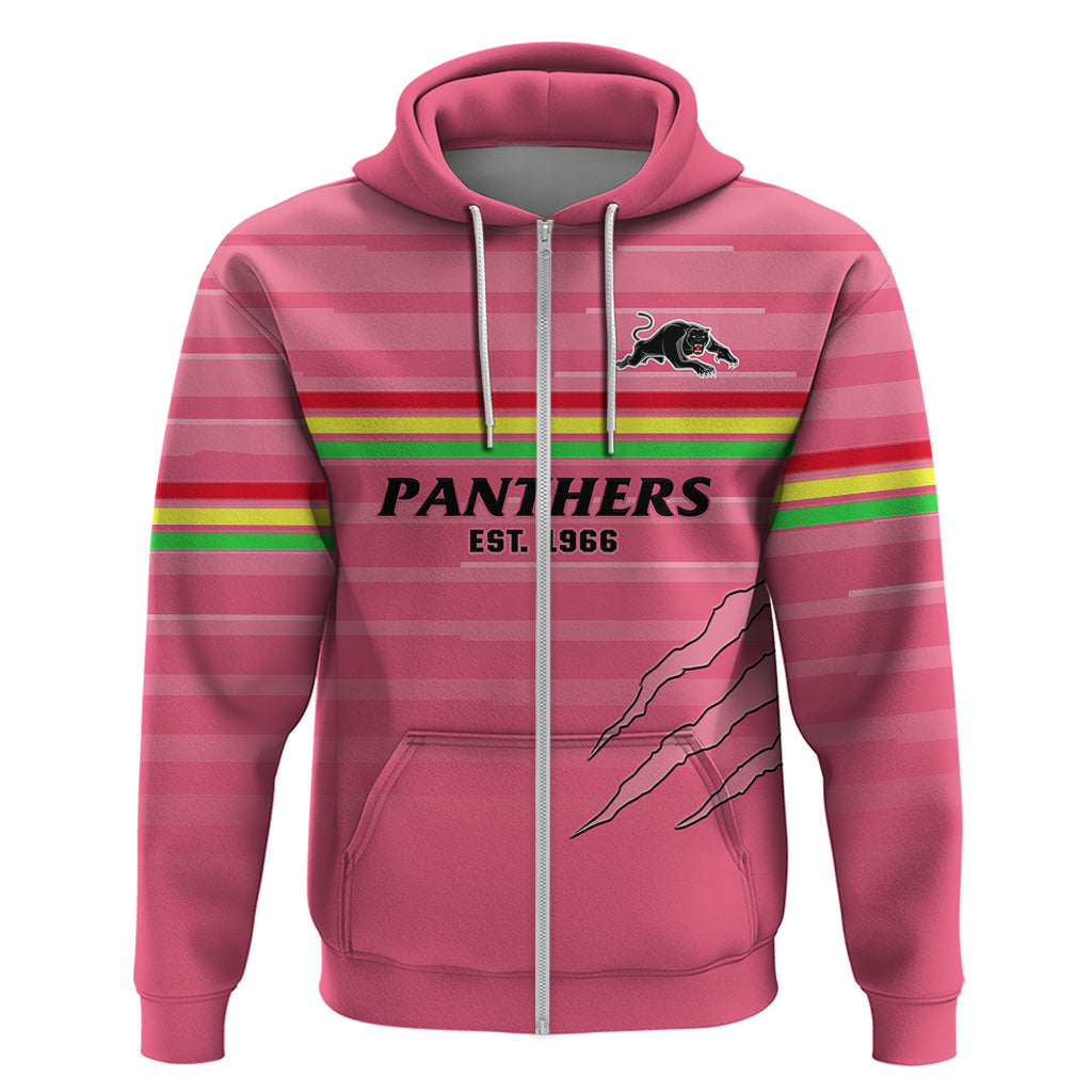 custom-text-and-number-penrith-panthers-rugby-2023-hoodie-the-riff-est-1966-pink-sporty