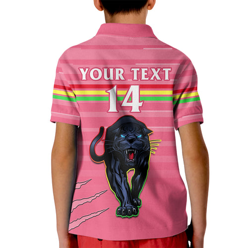 custom-text-and-number-penrith-panthers-rugby-2023-kid-polo-shirt-the-riff-est-1966-pink-sporty