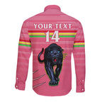 custom-text-and-number-penrith-panthers-rugby-2023-long-sleeve-button-shirt-the-riff-est-1966-pink-sporty