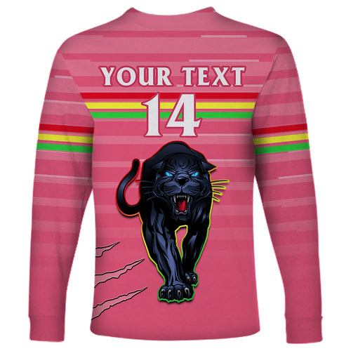 custom-text-and-number-penrith-panthers-rugby-2023-long-sleeve-shirt-the-riff-est-1966-pink-sporty