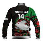 custom-text-and-number-rabbitohs-rugby-baseball-jacket-go-souths-indigenous-art
