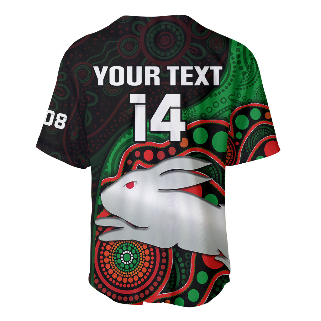 custom-text-and-number-rabbitohs-rugby-baseball-jersey-go-souths-indigenous-art