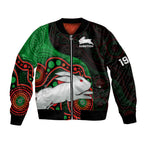 custom-text-and-number-rabbitohs-rugby-bomber-jacket-go-souths-indigenous-art