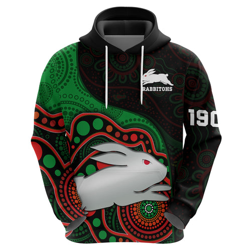 custom-text-and-number-rabbitohs-rugby-hoodie-go-souths-indigenous-art