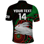 custom-text-and-number-rabbitohs-rugby-polo-shirt-go-souths-indigenous-art