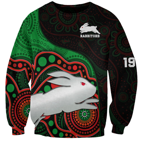 custom-text-and-number-rabbitohs-rugby-sweatshirt-go-souths-indigenous-art