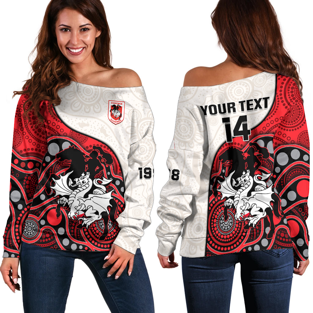 custom-text-and-number-dragons-rugby-off-shoulder-sweater-st-george-illawarra-1998-indigenous-art
